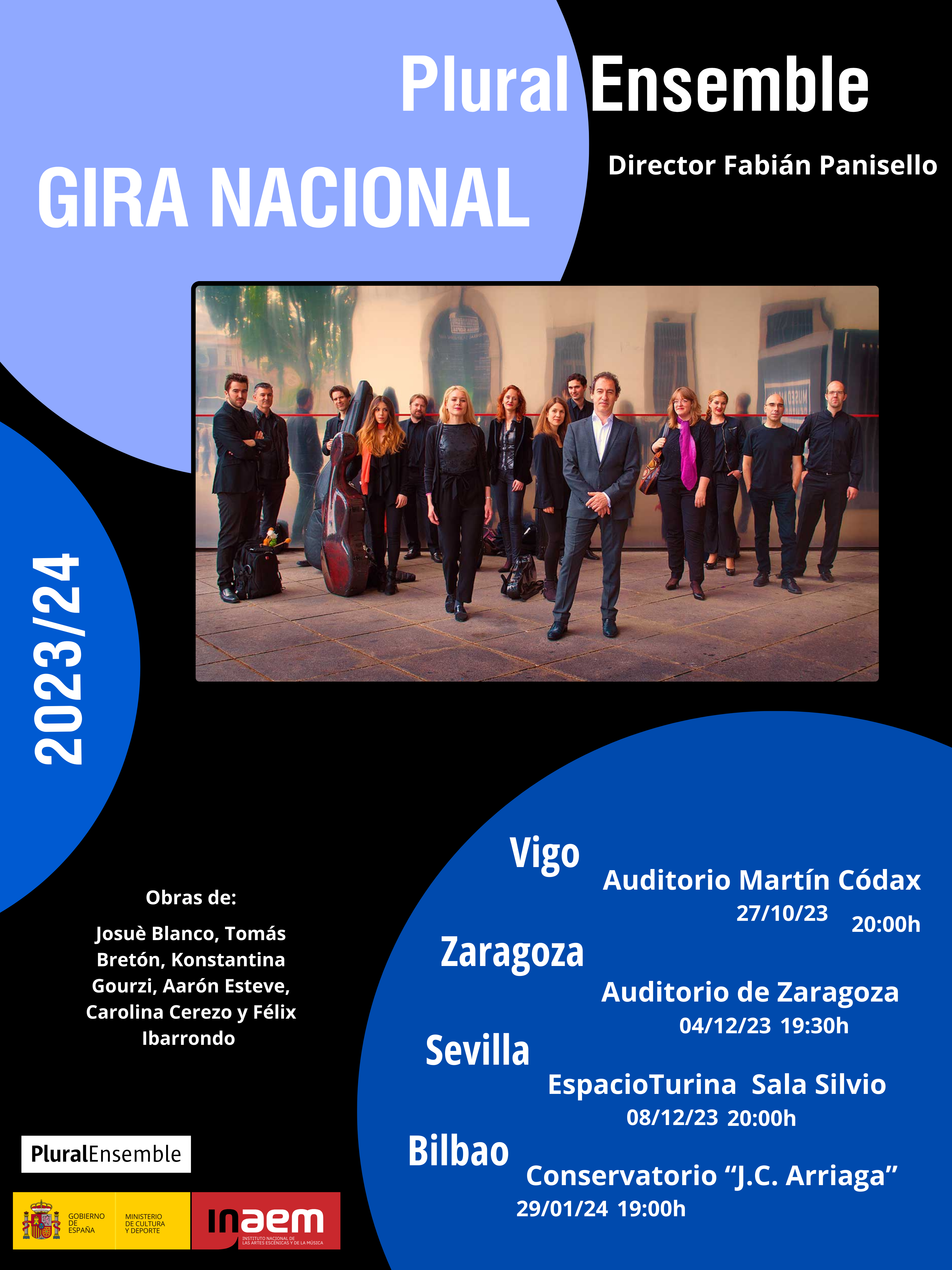 Cartel Gira Nacional PluralEnsemble