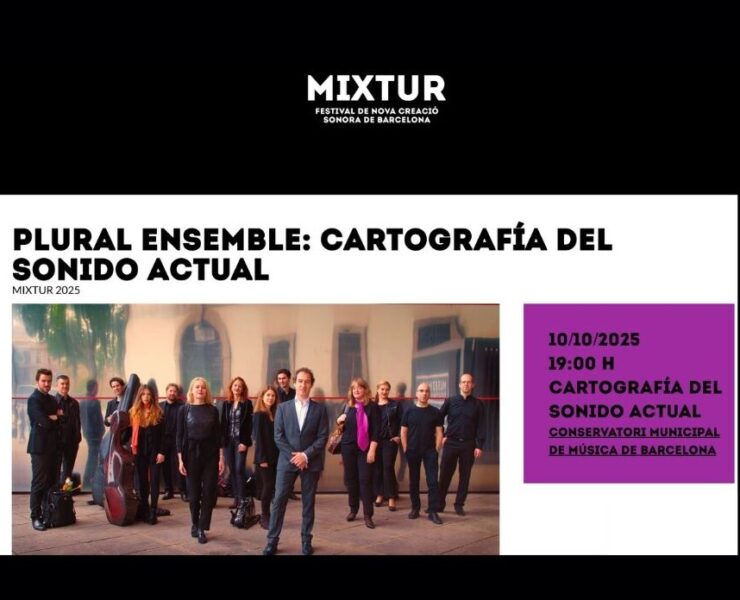 Festival MIXTUR. Plural Ensemble: Cartografía del sonido actual