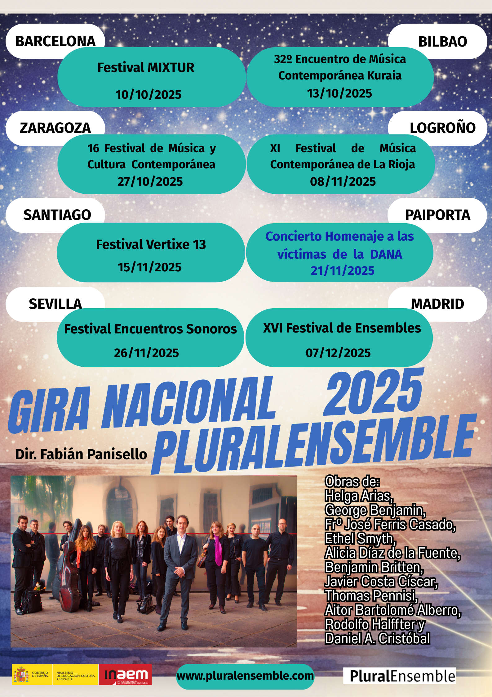 correciones CARTEL GIRA NACIONAL 2025