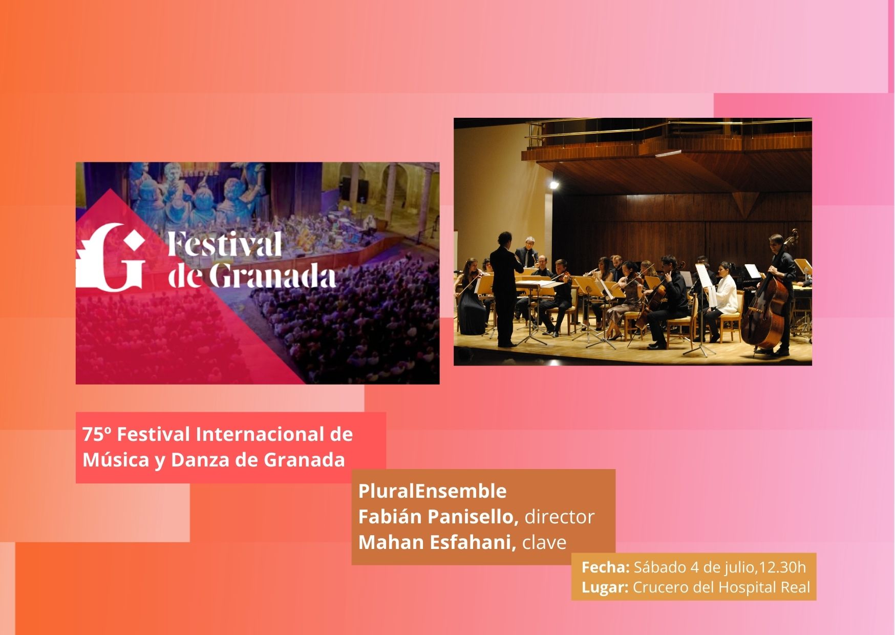 Concierto en el 75 Festival de Granada